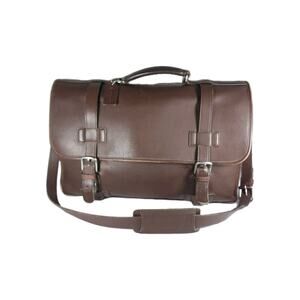 Coach VTG Madison 5325 Brown Leather Laptop Messenger Travel Briefcase Bag